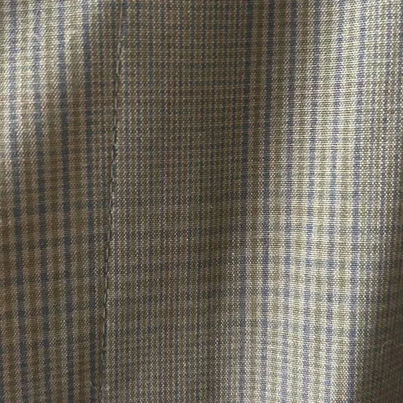 Vintage Trench Coat 46 Long Gray Plaid Fleece Lined Richman Brothers Jacket